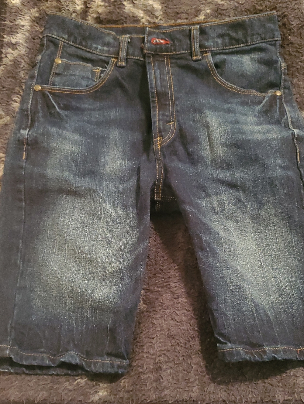 Wrangler Dark Blue Denim Kids Shorts
